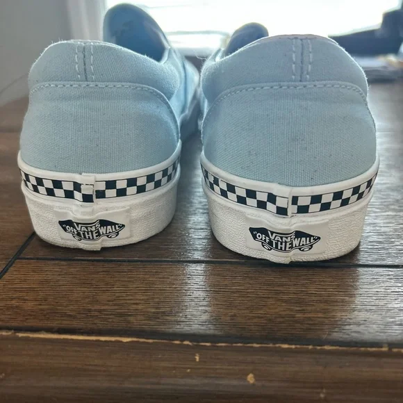 Vans Sky Blue Slip-On Shoes - Picture 3 of 7